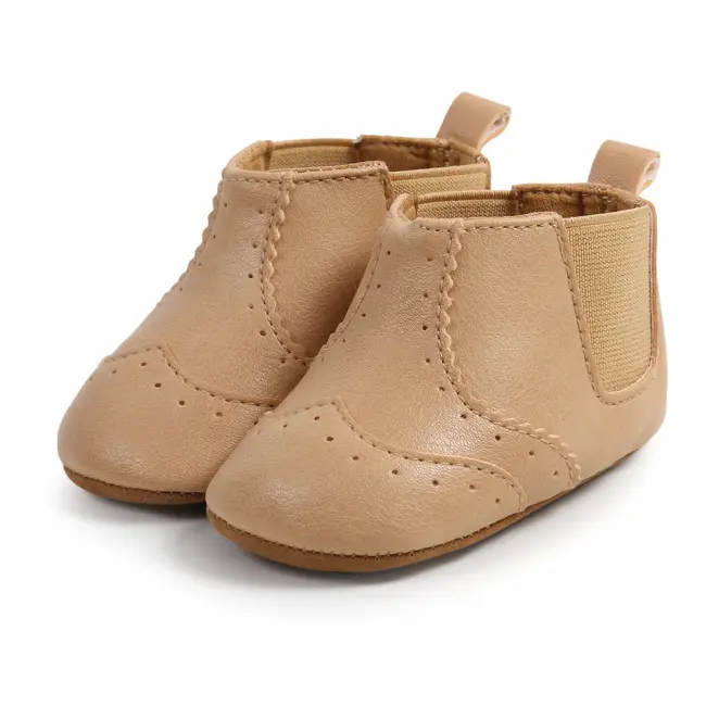 Cizmulite scurte crem pentru bebelusi - Simply MBM2045-2-c3