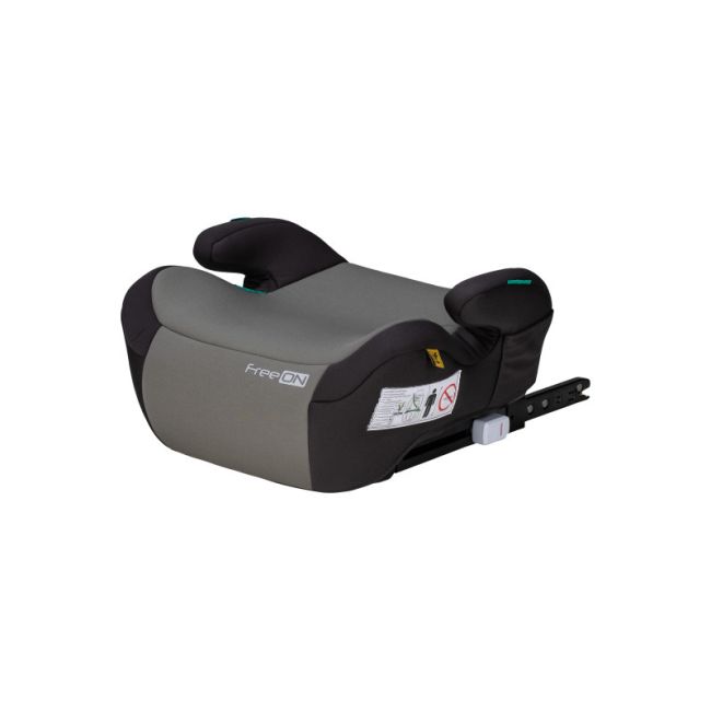 Inaltator auto, Taurus Fix, Cu isofix, Potrivit pentru copiii intre 125 si 150 cm, FreeON, Conform cu standardul european de securitate ECE R129, Gray BYN49362