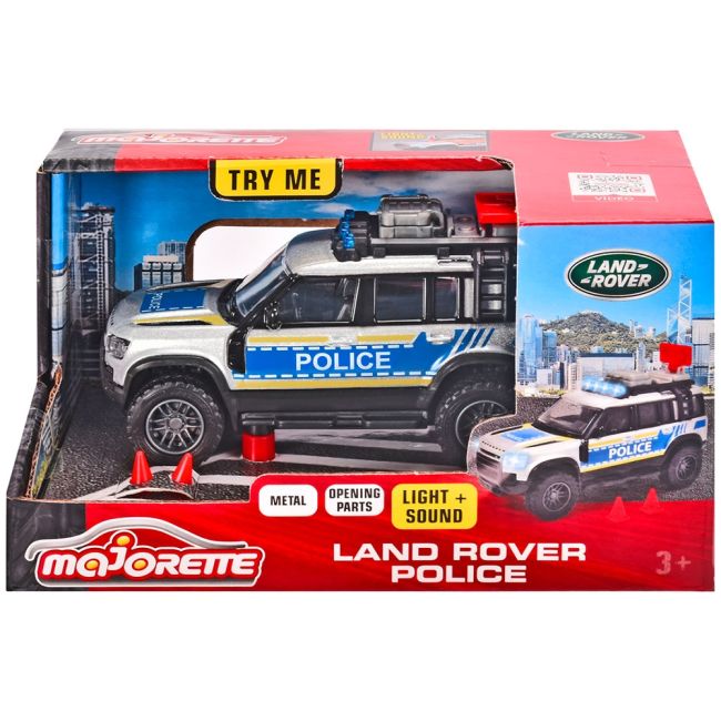 Masina de politie majorette land rover cu lumini si sunete hubs213712000038