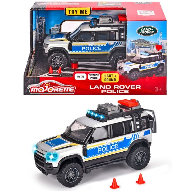 Masina de politie majorette land rover cu lumini si sunete hubs213712000038