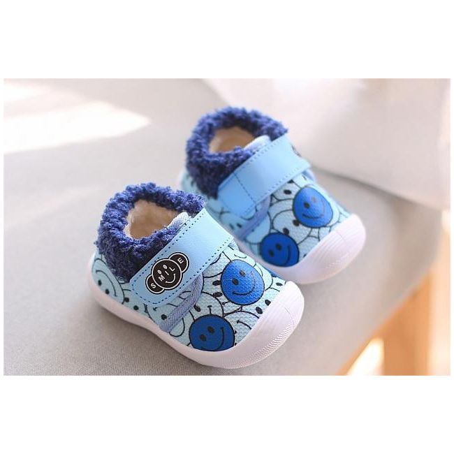 Pantofi imblaniti bleu - Smiley AMHYW13-1-p31