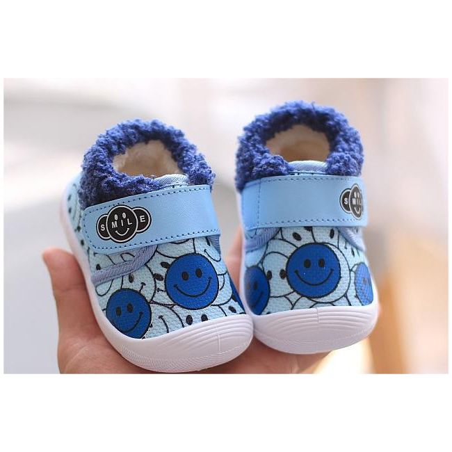 Pantofi imblaniti bleu - Smiley AMHYW13-1-p31