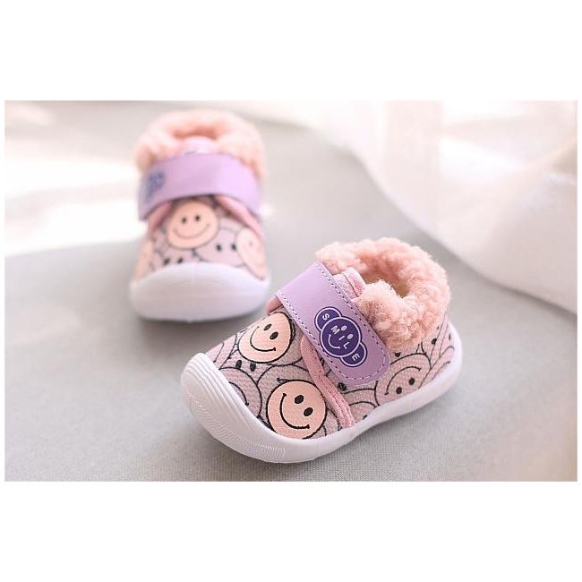 Pantofi imblaniti lila cu roz - Smiley LIHYW13-2-p31