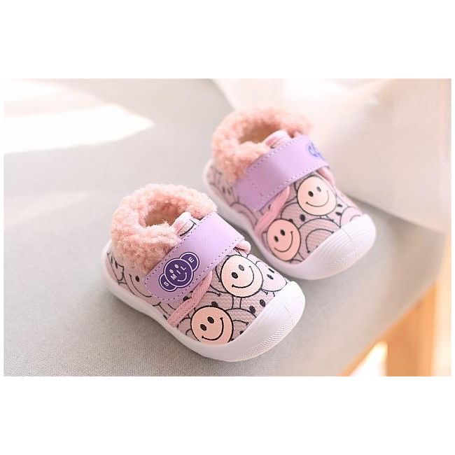 Pantofi imblaniti lila cu roz - Smiley LIHYW13-2-p31