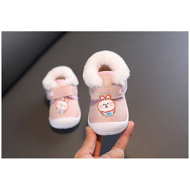 Pantofi imblaniti roz - Fashion bunny MBXHM2353-2-s1