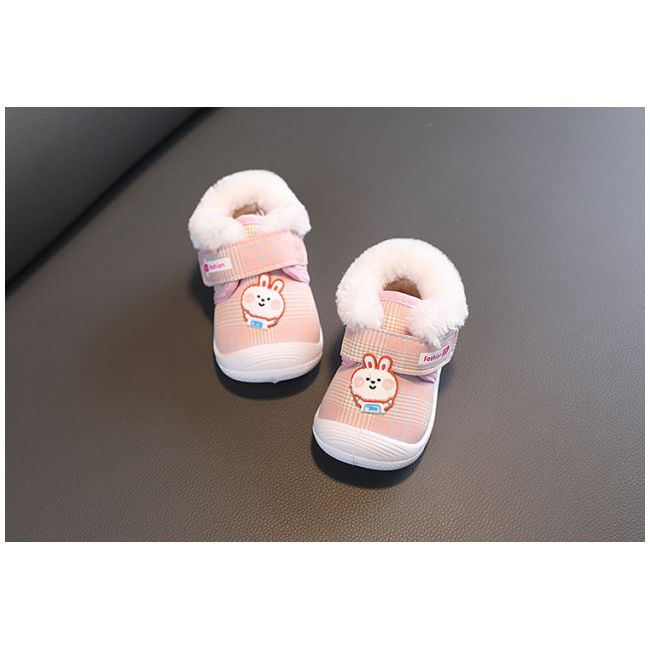 Pantofi imblaniti roz - Fashion bunny MBXHM2353-2-s1
