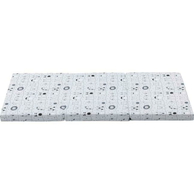 Saltea pliabila pentru patut, Cu husa detasabila din bumbac, Pentru patut de dimensiunea 120x60 cm, Bubaba, Animal Kingdom BYN50122