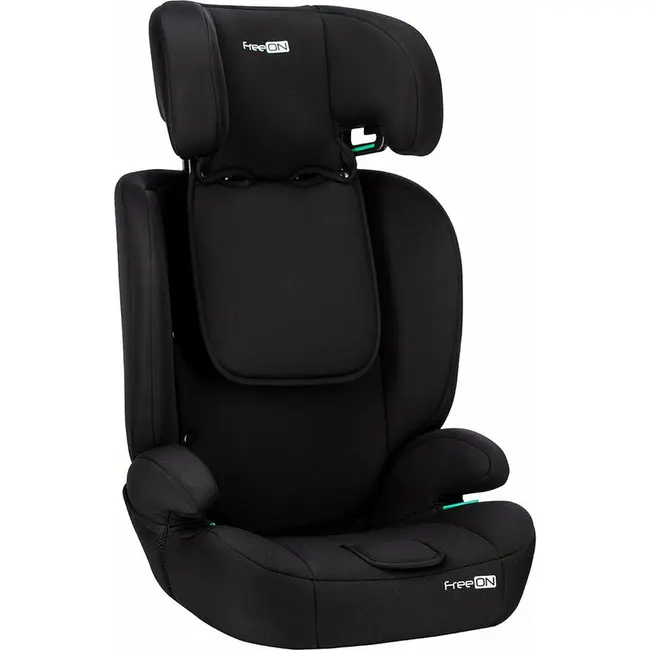 Scaun auto pentru copii, Uran, I-Size, 76 - 150 cm/ 1 - 12 ani, Cu tetiera reglabila in 14 pozitii, Conform cu standardul european de securitate ECE R129, FreeON, Black BYN49102