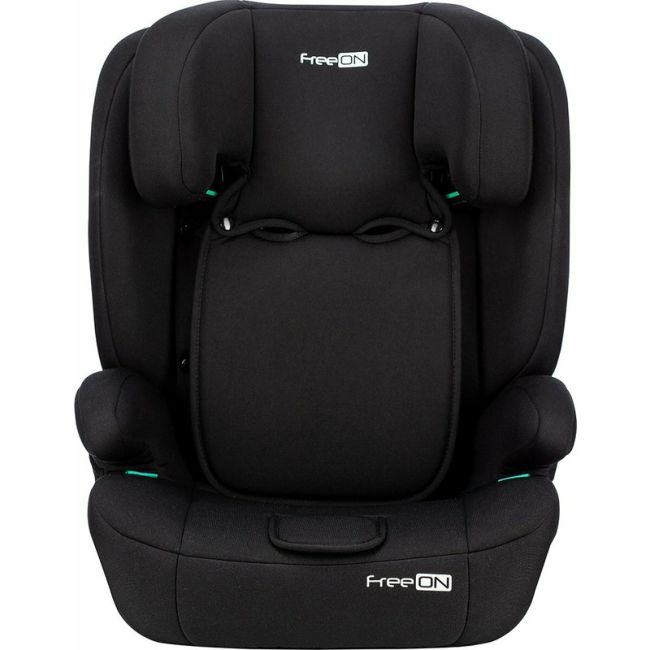 Scaun auto pentru copii, Uran, I-Size, 76 - 150 cm/ 1 - 12 ani, Cu tetiera reglabila in 14 pozitii, Conform cu standardul european de securitate ECE R129, FreeON, Black BYN49102