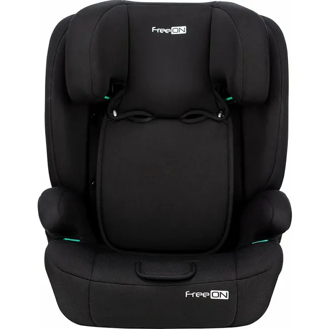 Scaun auto pentru copii, Uran, I-Size, 76 - 150 cm/ 1 - 12 ani, Cu tetiera reglabila in 14 pozitii, Conform cu standardul european de securitate ECE R129, FreeON, Black BYN49102