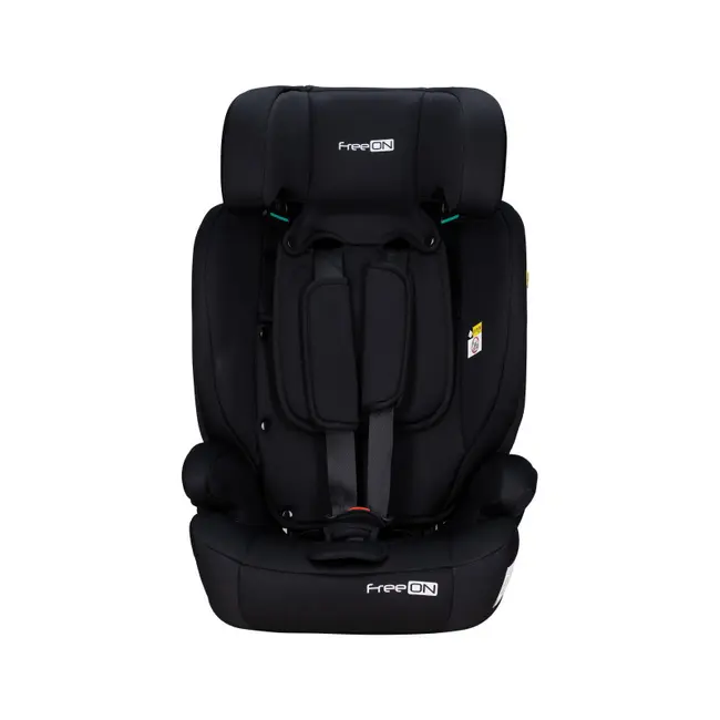 Scaun auto pentru copii, Uran, I-Size, 76 - 150 cm/ 1 - 12 ani, Cu tetiera reglabila in 14 pozitii, Conform cu standardul european de securitate ECE R129, FreeON, Black BYN49102