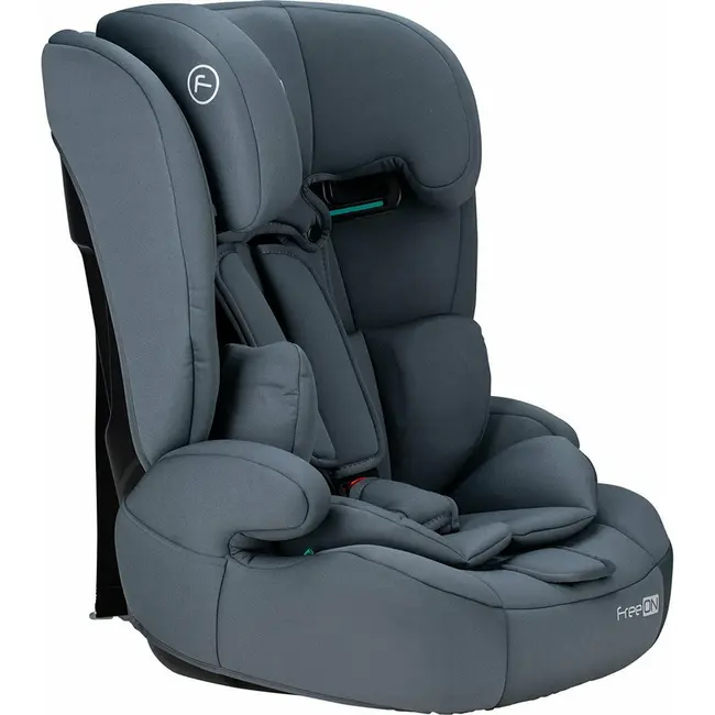Scaun auto pentru copii, Uran, I-Size, 76 - 150 cm/ 1 - 12 ani, Cu tetiera reglabila in 14 pozitii, Conform cu standardul european de securitate ECE R129, FreeON, Dark Grey BYN49119