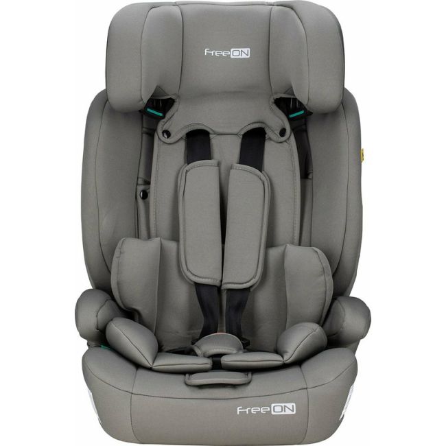 Scaun auto pentru copii, Uran, I-Size, 76 - 150 cm/ 1 - 12 ani, Cu tetiera reglabila in 14 pozitii, Conform cu standardul european de securitate ECE R129, FreeON, Khaki Grey BYN49126