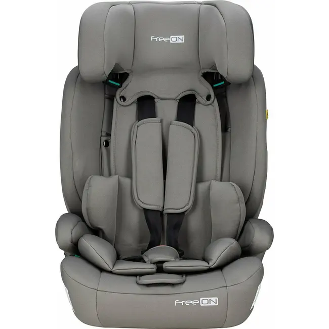 Scaun auto pentru copii, Uran, I-Size, 76 - 150 cm/ 1 - 12 ani, Cu tetiera reglabila in 14 pozitii, Conform cu standardul european de securitate ECE R129, FreeON, Khaki Grey BYN49126