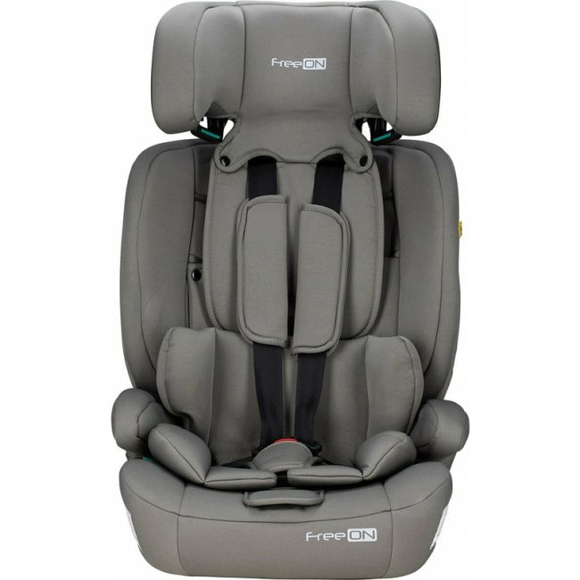 Scaun auto pentru copii, Uran, I-Size, 76 - 150 cm/ 1 - 12 ani, Cu tetiera reglabila in 14 pozitii, Conform cu standardul european de securitate ECE R129, FreeON, Khaki Grey BYN49126