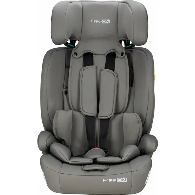 Scaun auto pentru copii, Uran, I-Size, 76 - 150 cm/ 1 - 12 ani, Cu tetiera reglabila in 14 pozitii, Conform cu standardul european de securitate ECE R129, FreeON, Khaki Grey BYN49126