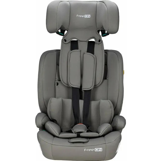 Scaun auto pentru copii, Uran, I-Size, 76 - 150 cm/ 1 - 12 ani, Cu tetiera reglabila in 14 pozitii, Conform cu standardul european de securitate ECE R129, FreeON, Khaki Grey BYN49126