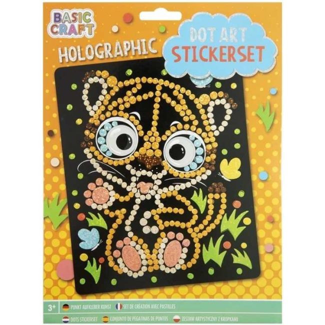 Set creativ Mozaic  Animale Ferma 4 Fise Grafix GR100085 BBJGR100085_Tigru
