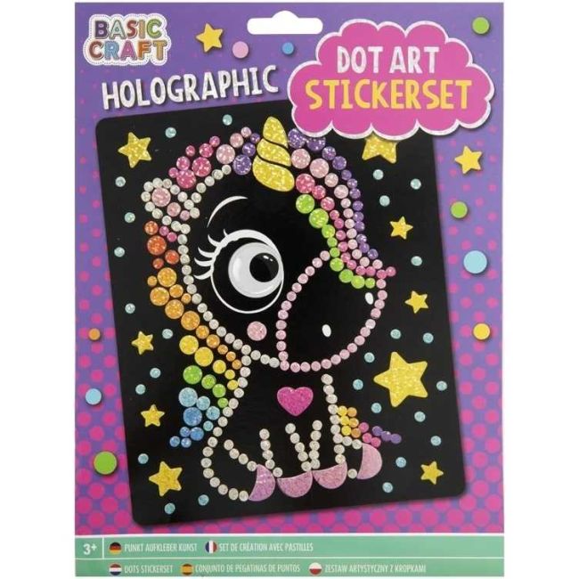 Set creativ Mozaic  Animale Ferma 4 Fise Grafix GR100085 BBJGR100085_Unicorn