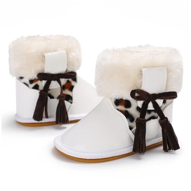 Cizmulite albe pentru fetite - Animal print LIC-406-1-p17
