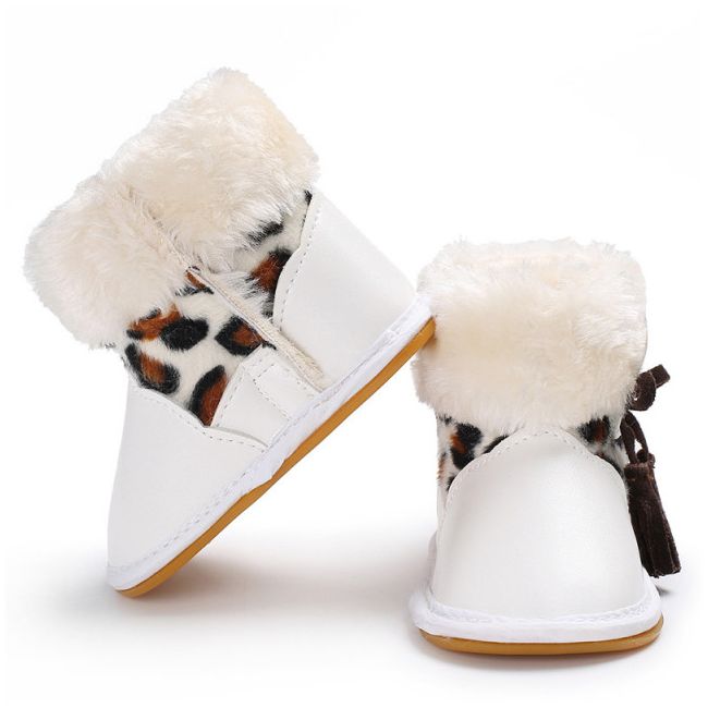 Cizmulite albe pentru fetite - Animal print LIC-406-1-p17