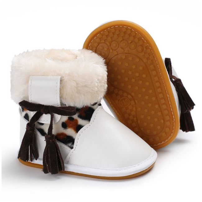 Cizmulite albe pentru fetite - Animal print LIC-406-1-p17