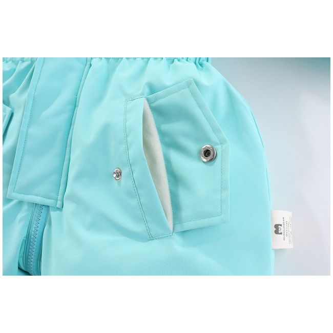 Combinezon bleu din fas impermeabil pentru copii (marime disponibila: 9-12 luni (marimea 20 incaltaminte)) mb915-1-cd.9-12 luni (marimea 20 incaltaminte)
