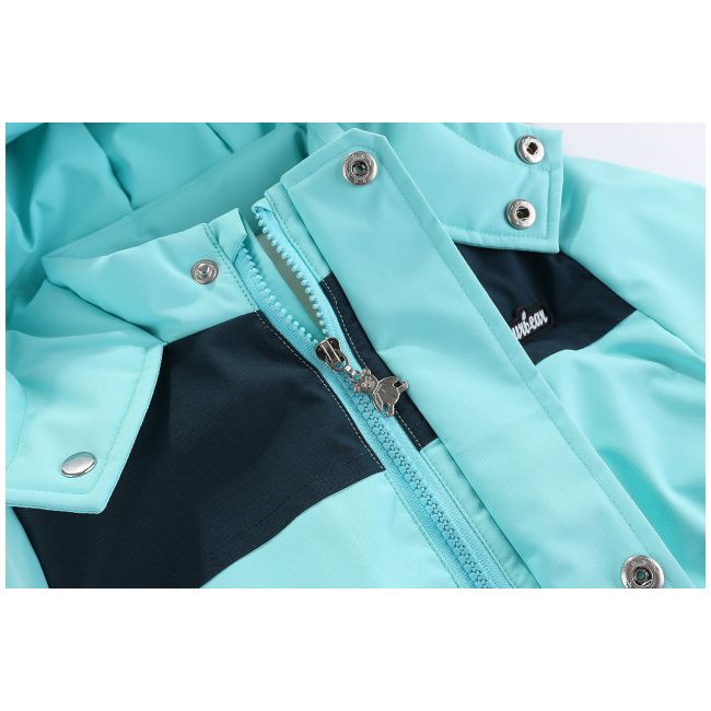 Combinezon bleu din fas impermeabil pentru copii (marime disponibila: 9-12 luni (marimea 20 incaltaminte)) mb915-1-cd.9-12 luni (marimea 20 incaltaminte)
