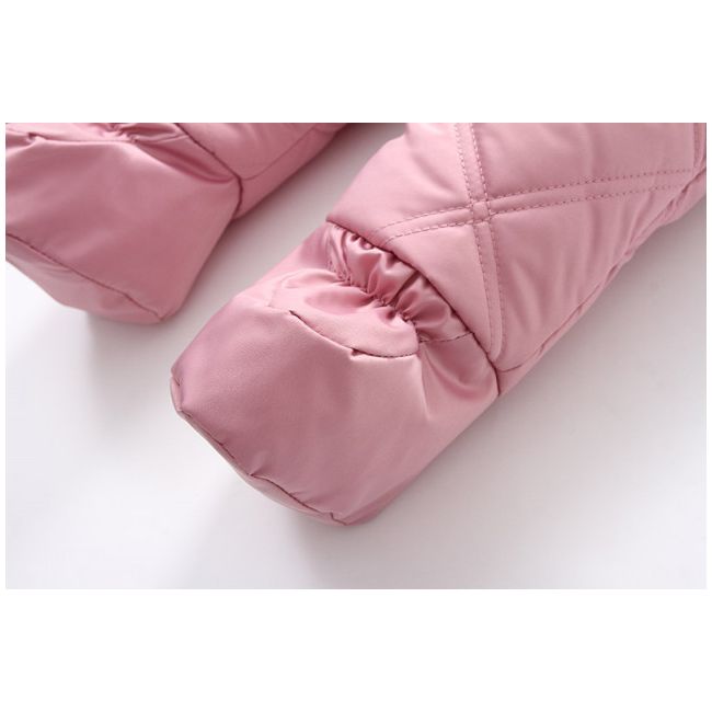 Combinezon roz pudra din fas - Teddy bear MD917-2-ca