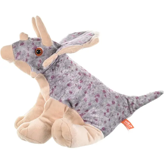 Dinozaur triceratops - jucarie plus wild republic 30 cm wr10960