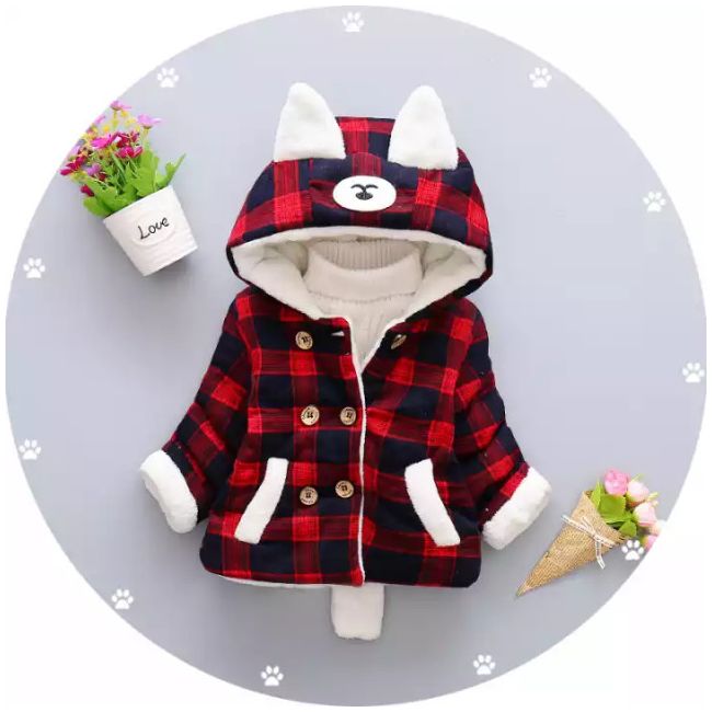 Jacheta pentru fetite, imblanita cu polar - Teddy ADOCTSC27
