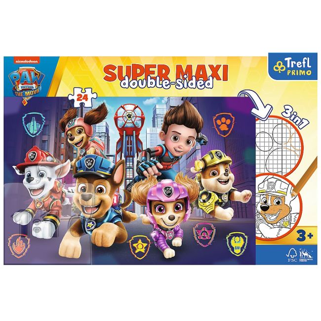 PUZZLE TREFL PRIMO 24 SUPER MAXI PATRULA CATELUSILOR ECHIPA CATEILOR VIV41002