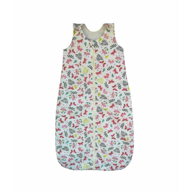 Sac de dormit copii, Fluturasi, din bumbac, 95 cm, 1.5 tog KDEA9515FLU