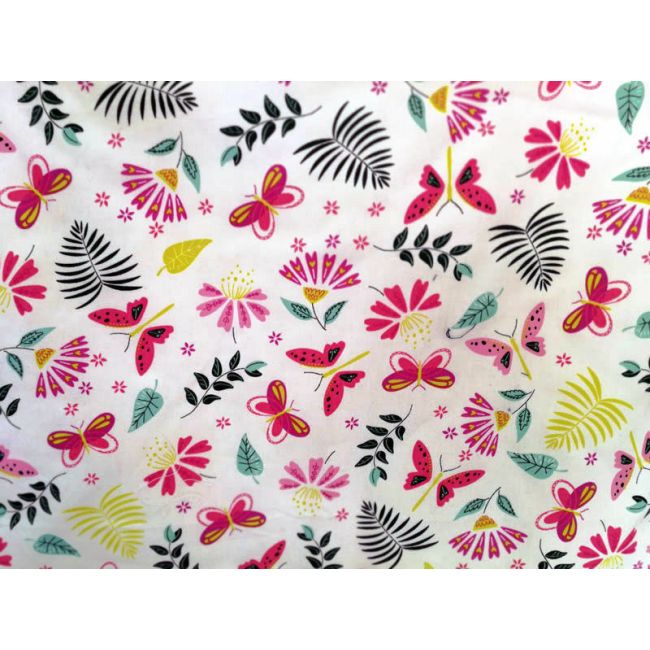 Sac de dormit copii, Fluturasi, din bumbac, 95 cm, 1.5 tog KDEA9515FLU