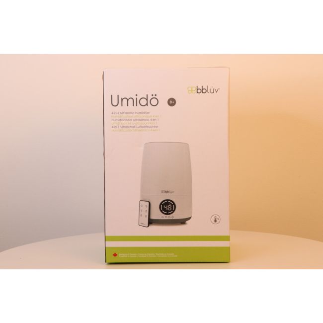 Umidificator cu ultrasunete si purificator de aer 4 In 1, Umido, Ultra silentios, Include difuzor de uleiuri esentiale, Cu panou de control digital, Cu telecomanda, Bbluv, Alb BYNBBL-B0151E-C