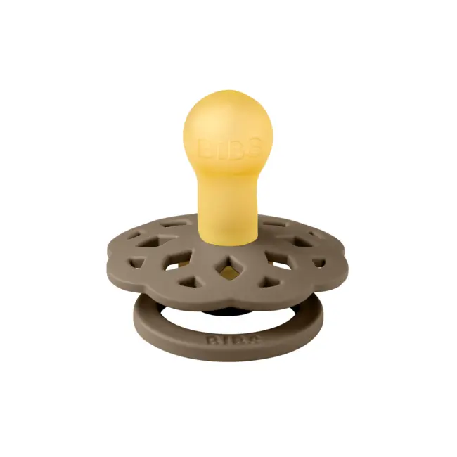 Bibs - suzeta boheme latex, tetina rotunda, 0 luni +-dark oak bbb210243c