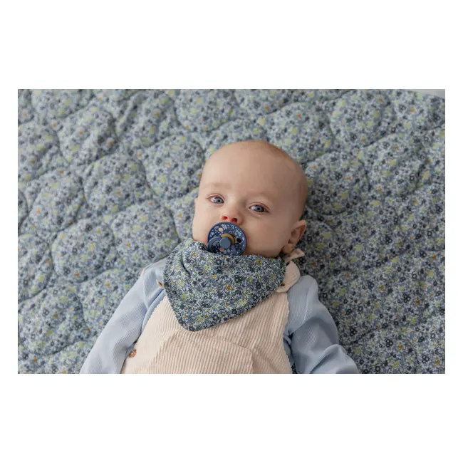 Bibs x liberty - set 2 suzete colour capel latex, tetina rotunda, 0 luni+-fossil grey/mauve bbb11010102