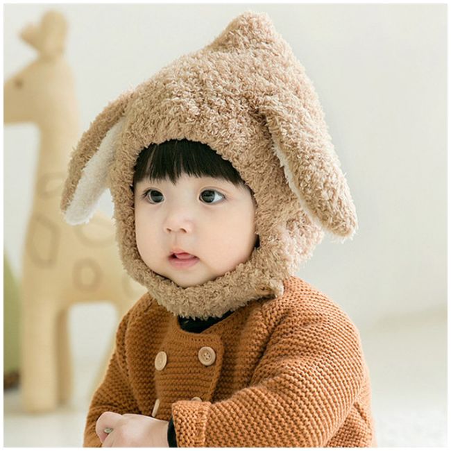 Caciulita maro pentru bebelusi - Bunny MDHT2023-13-1-sa4