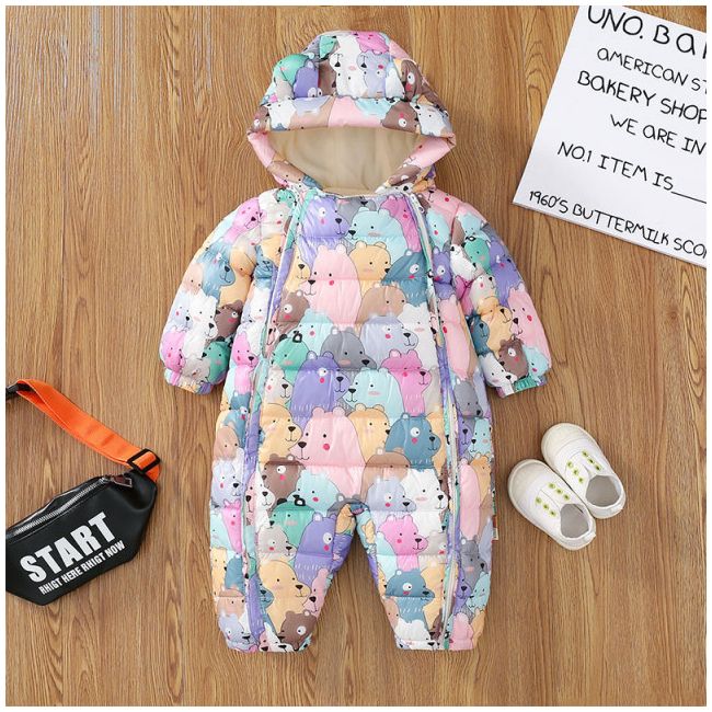 Combinezon pentru fetite - Coloured bears LI760-1