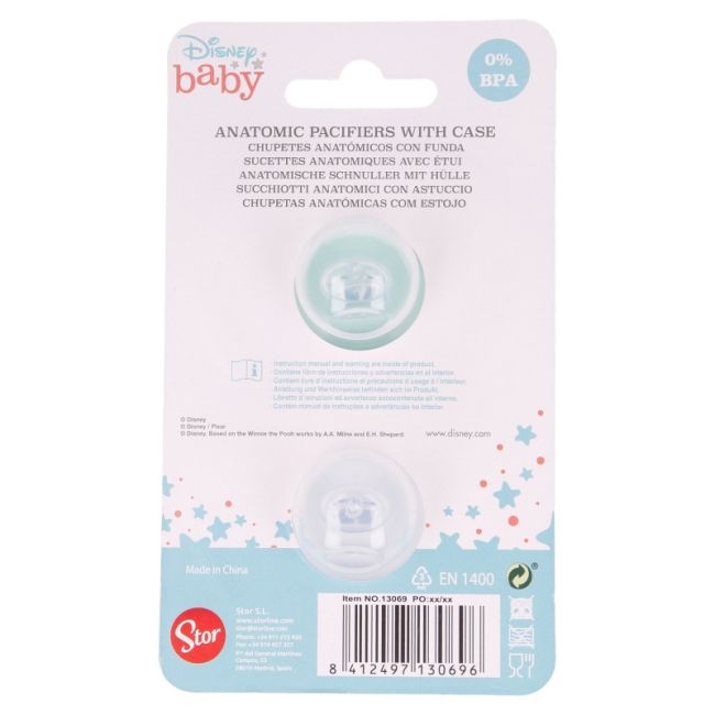 DISNEY MICKEY SET 2 SUZETE ORT0DONTICE DIN SILICON CU CAPAC DE PROTECTIE 6 LUNI+ DNBST13067