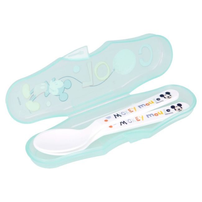 DISNEY MICKEY SET DE 2 LINGURI SI CUTIE DE TRANSPORT DNBST13066
