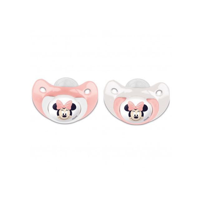 DISNEY MINNIE SET 2 SUZETE ORT0DONTICE DIN SILICON CU CAPAC DE PROTECTIE 6 LUNI+ DNBST13167