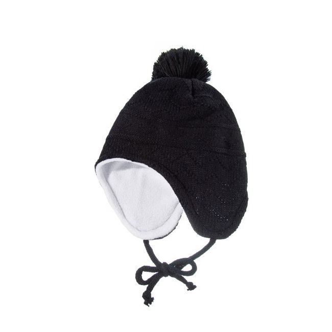 Set negru caciulita si manusi - Bella MBHT2023-95-4-ca6