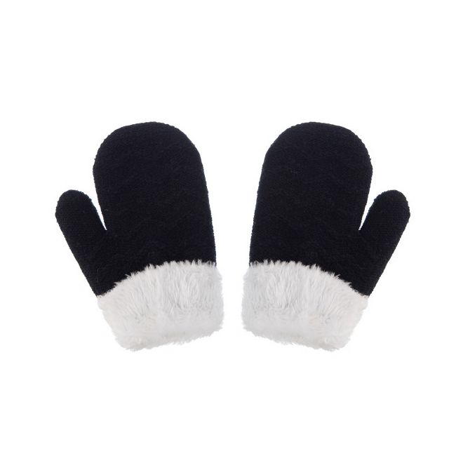 Set negru caciulita si manusi - Bella MBHT2023-95-4-ca6