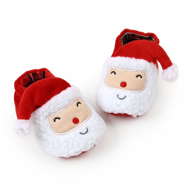 Botosei rosii plusati pentru bebelusi - mos craciun (marime disponibila: 3-6 luni (marimea 18 incaltaminte)) mbm2047-1-cd1.3-6 luni (marimea 18 incaltaminte)