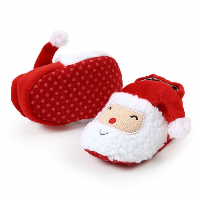 Botosei rosii plusati pentru bebelusi - mos craciun (marime disponibila: 9-12 luni (marimea 20 incaltaminte)) mbm2047-1-cd1.9-12 luni (marimea 20 incaltaminte)