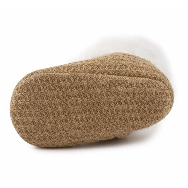 Cizmulite crem cu blanita alba pentru fetite MDZY2002-p23