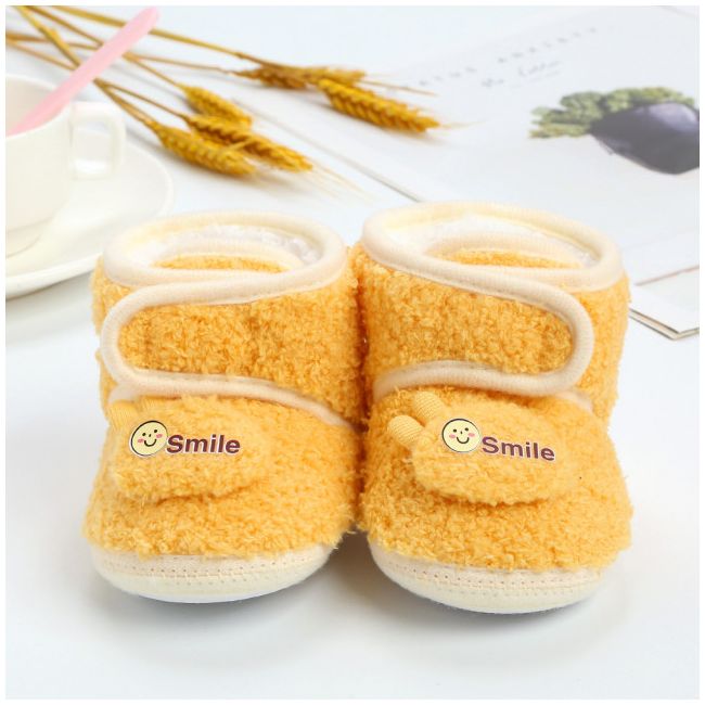 Cizmulite galbene plusate - Smile MDBD001-3-sa1