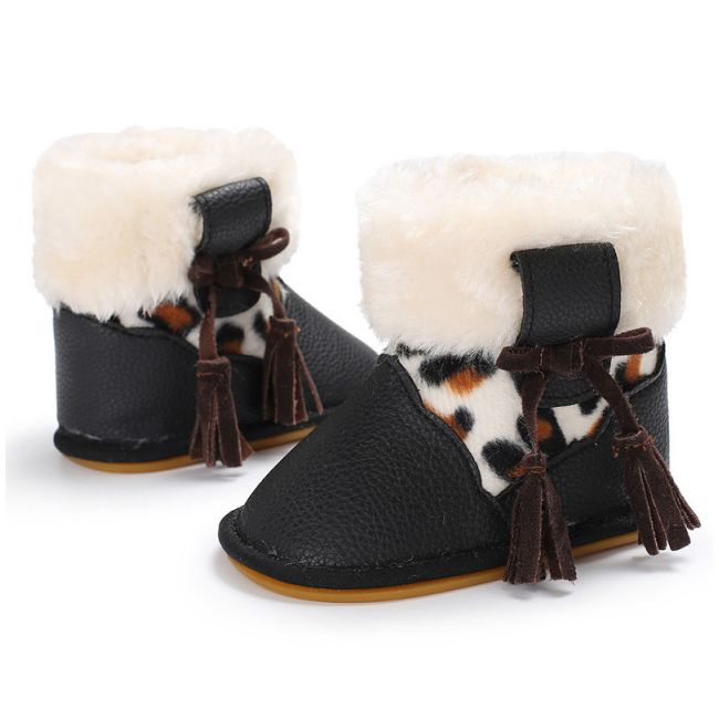 Cizmulite negre pentru fetite - Animal print LIC-406-2-p33