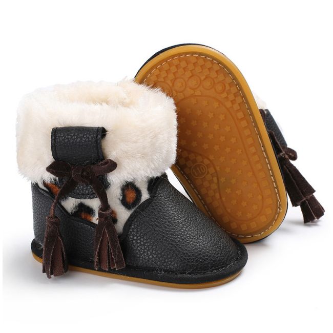 Cizmulite negre pentru fetite - Animal print LIC-406-2-p33